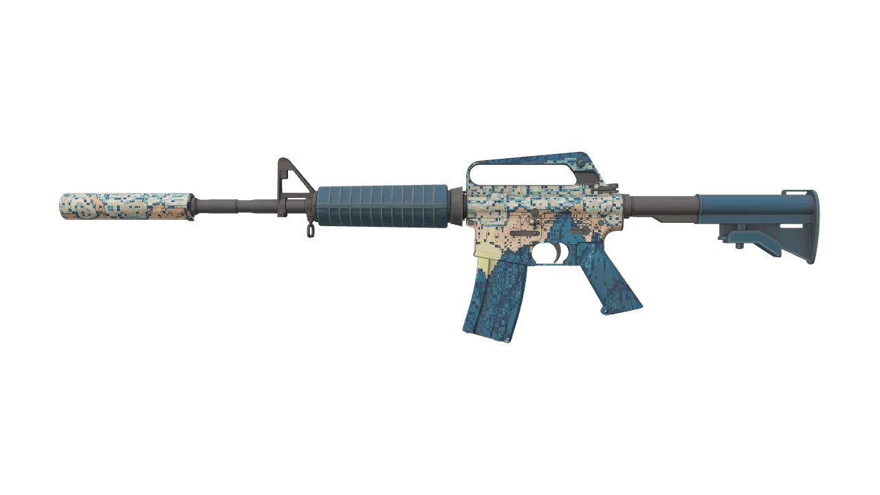 M4A1-S | Solitude seed #66, front