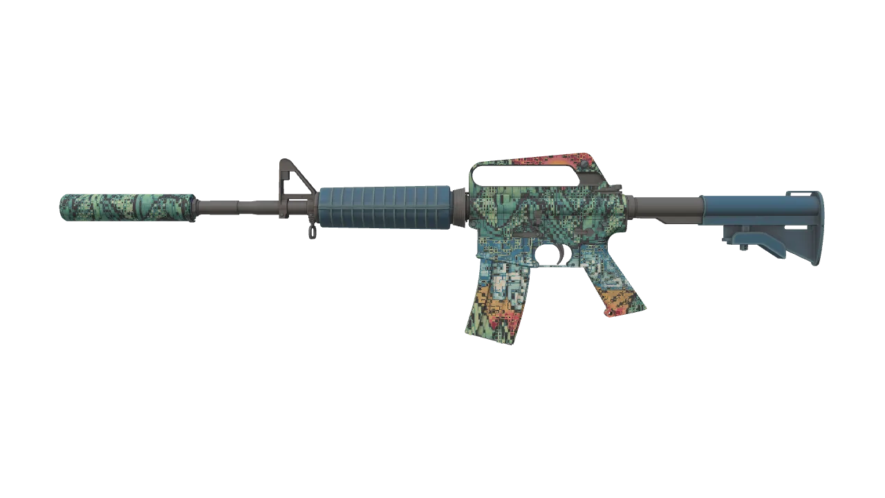M4A1-S | Solitude seed #660, front