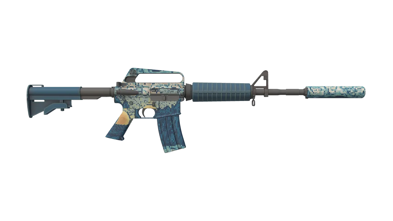 M4A1-S | Solitude seed #661, back