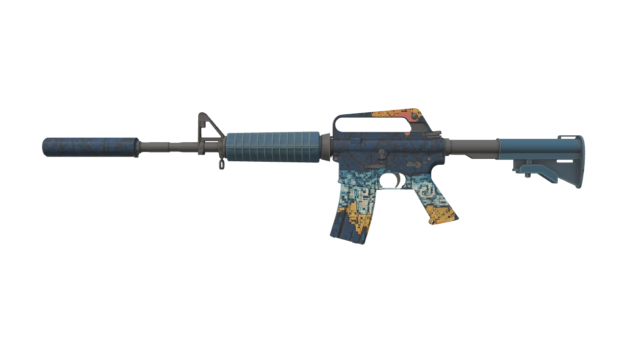 M4A1-S | Solitude seed #663, front
