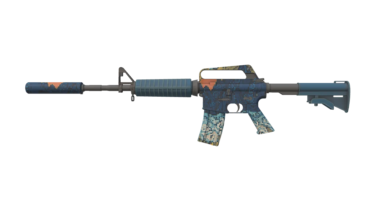 M4A1-S | Solitude seed #667, front