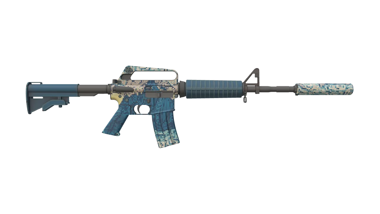 M4A1-S | Solitude seed #668, back