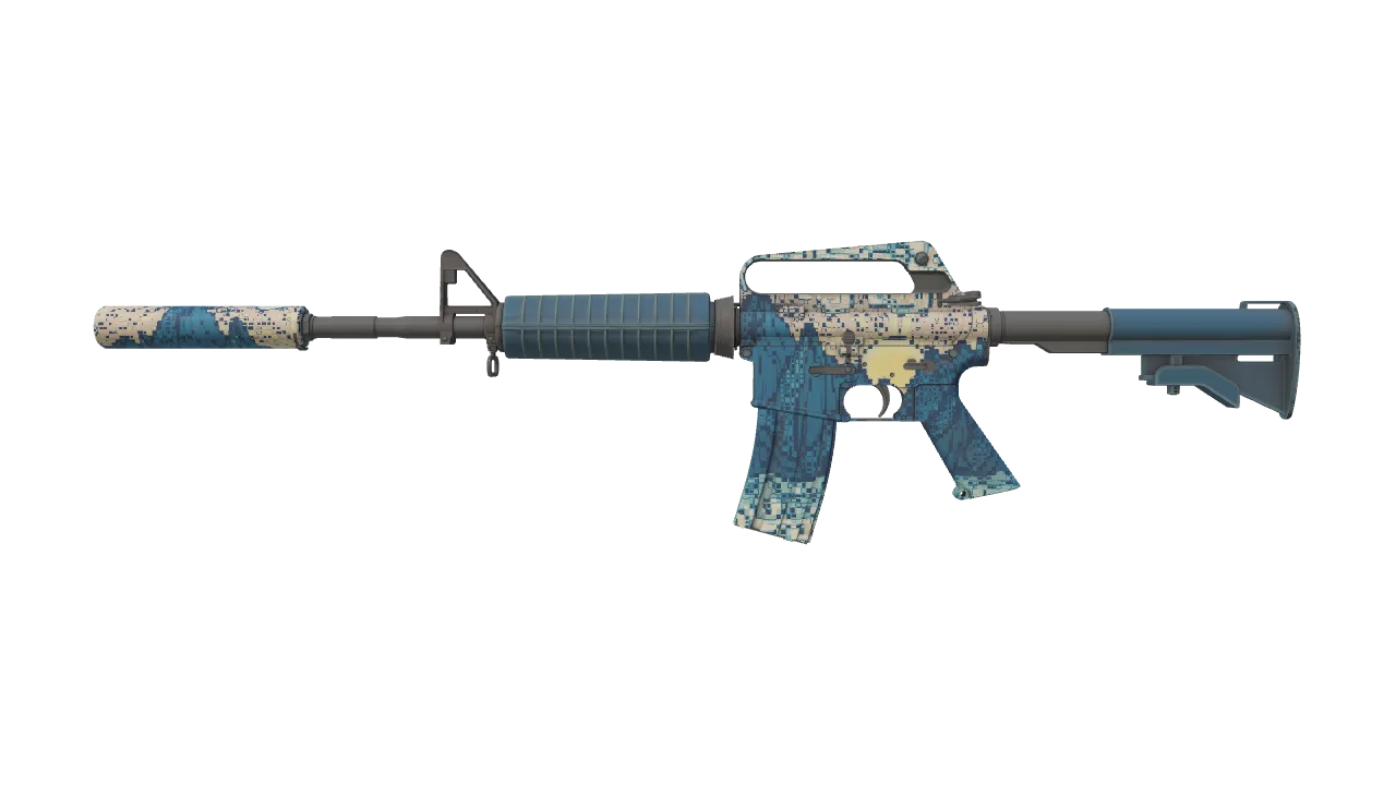 M4A1-S | Solitude seed #668, front
