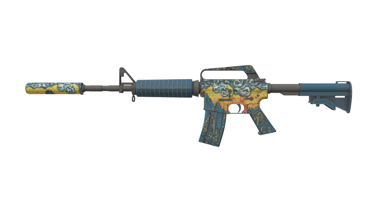M4A1-S | Solitude seed #669, front