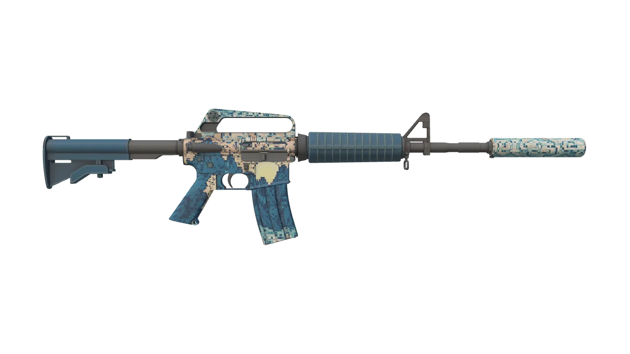 M4A1-S | Solitude seed #67, back