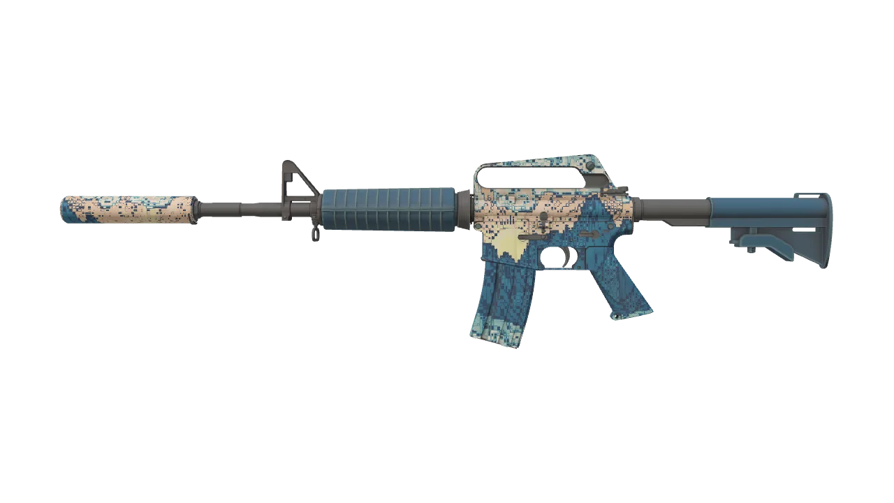 M4A1-S | Solitude seed #67, front