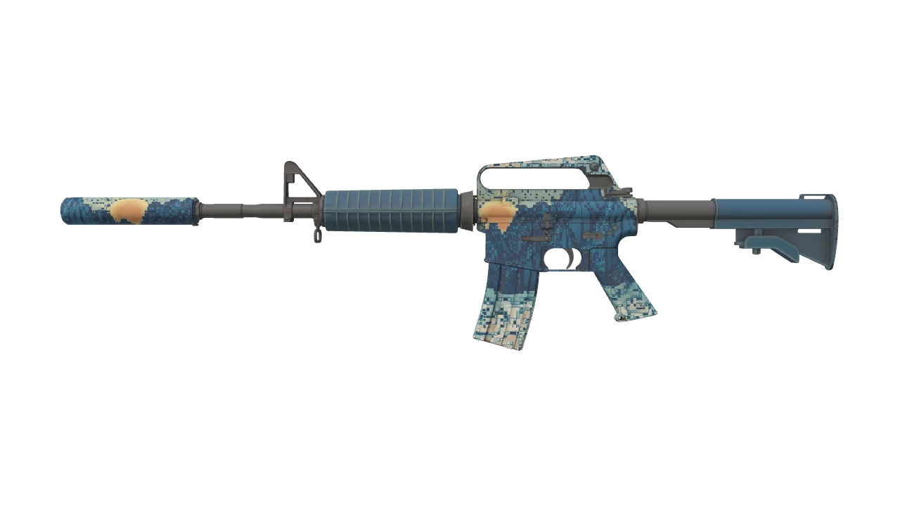M4A1-S | Solitude seed #671, front