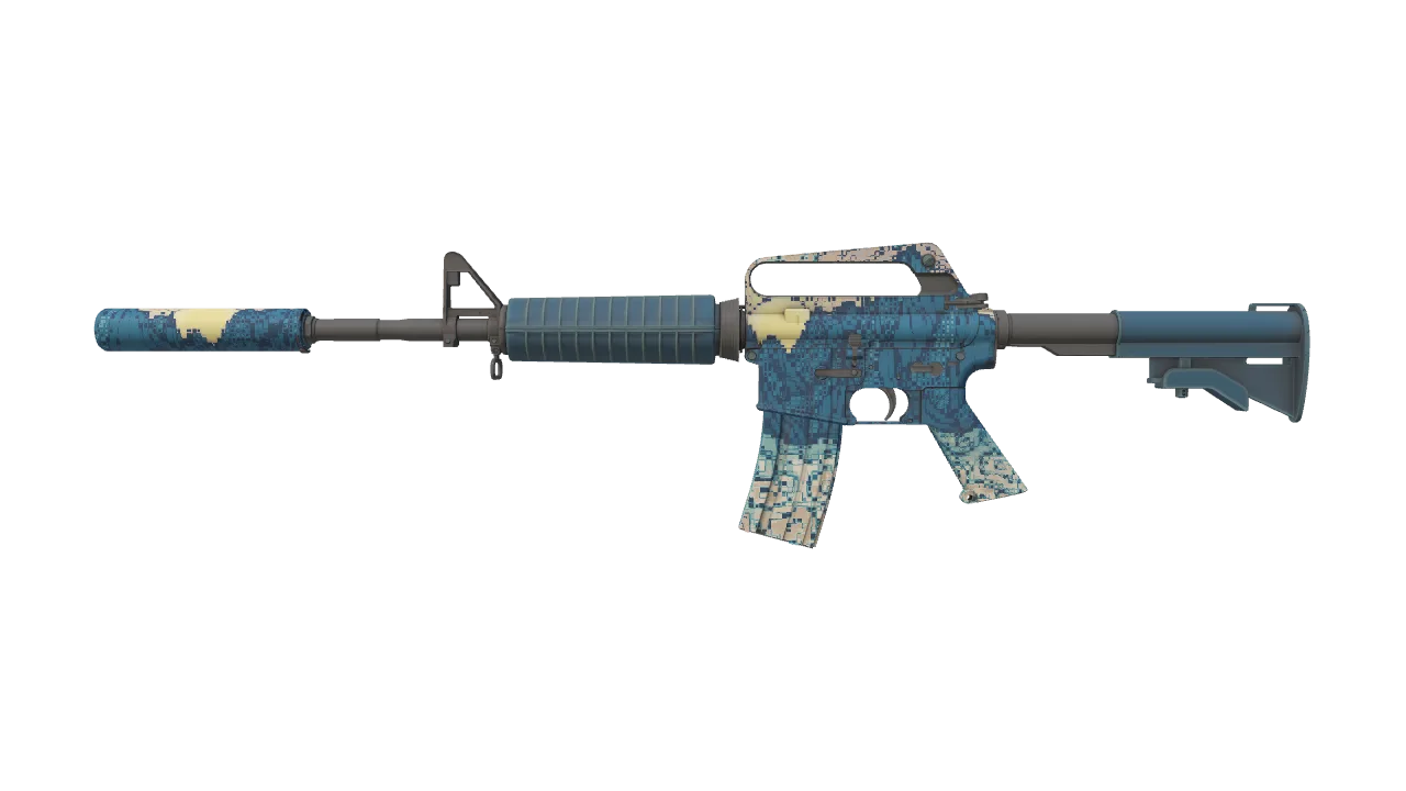 M4A1-S | Solitude seed #673, front