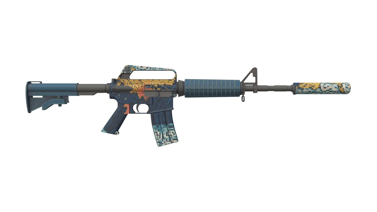 M4A1-S | Solitude seed #675, back