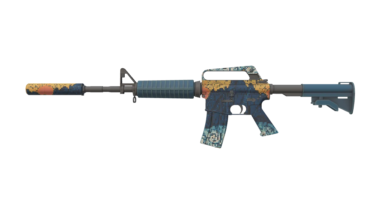 M4A1-S | Solitude seed #675, front