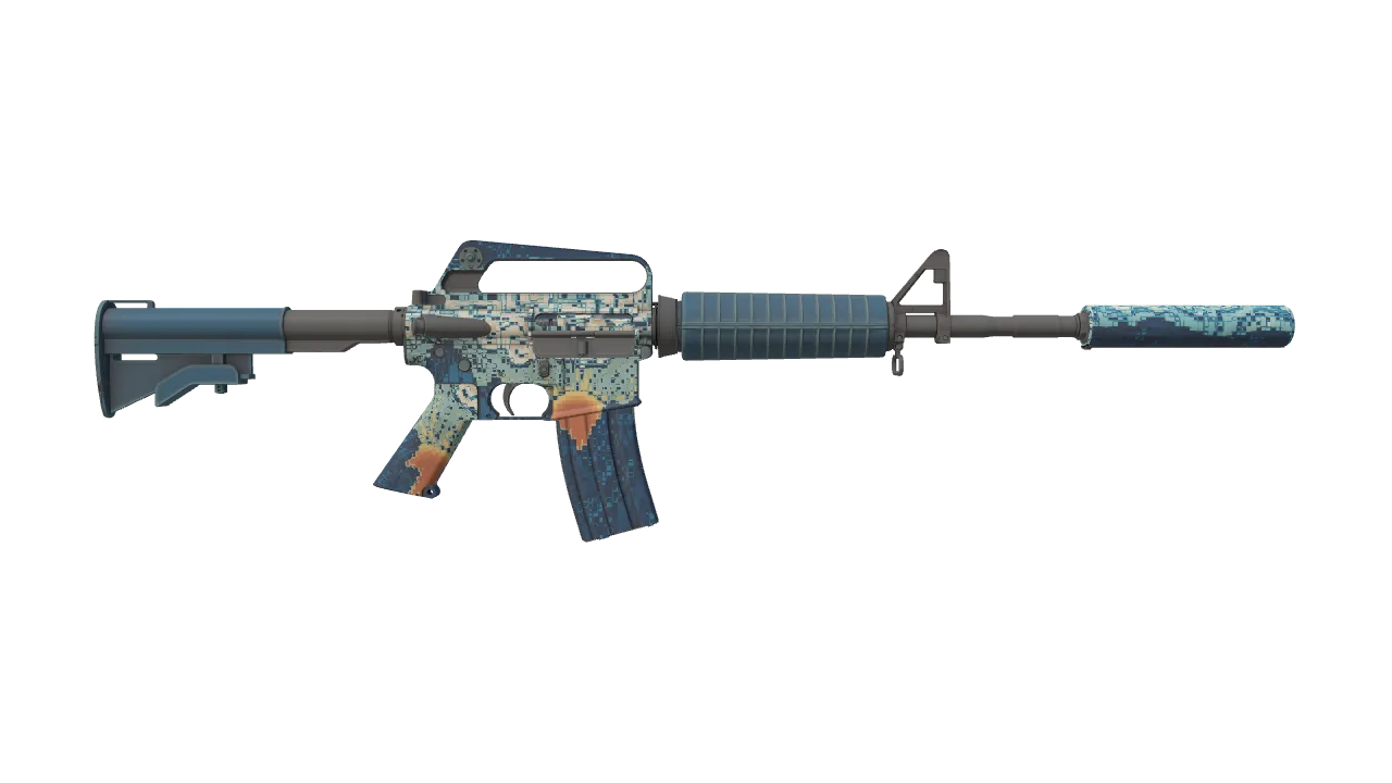 M4A1-S | Solitude seed #678, back