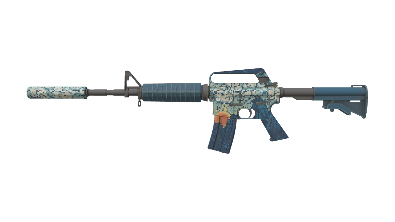 M4A1-S | Solitude seed #678, front