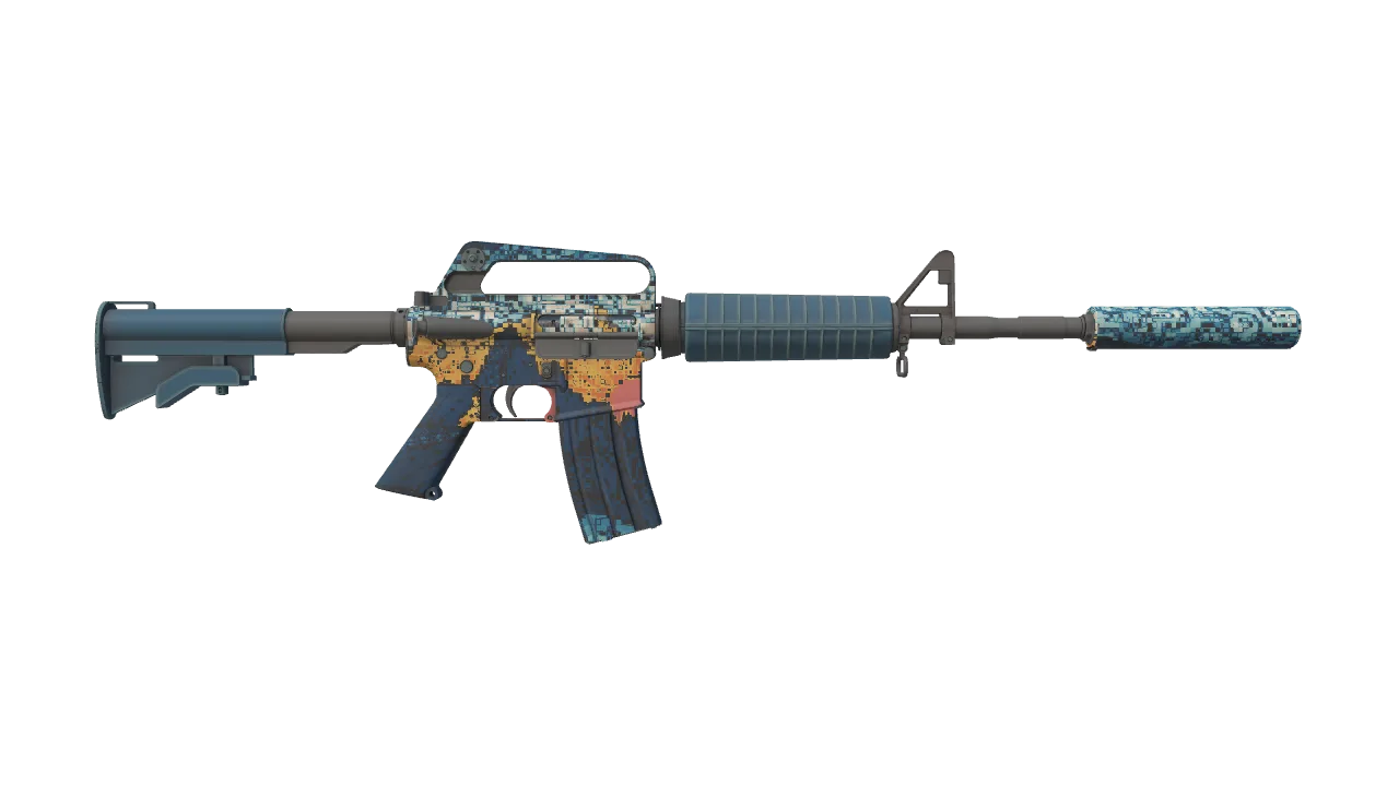 M4A1-S | Solitude seed #679, back