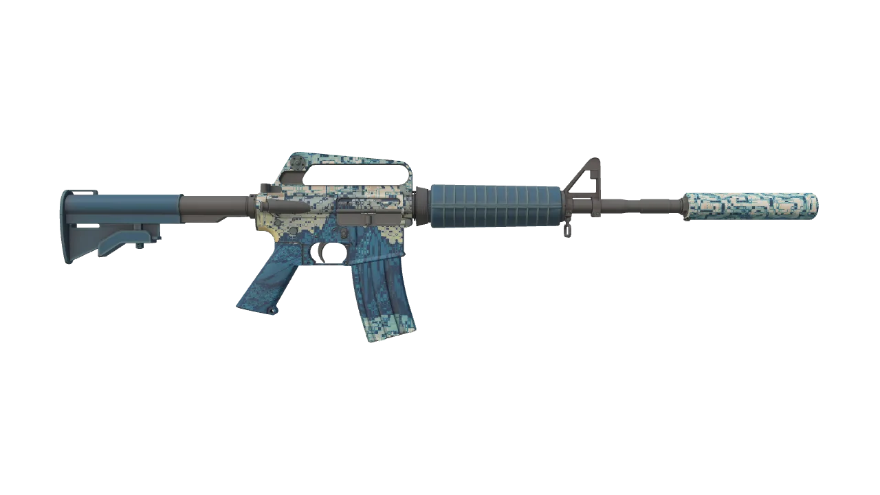 M4A1-S | Solitude seed #680, back