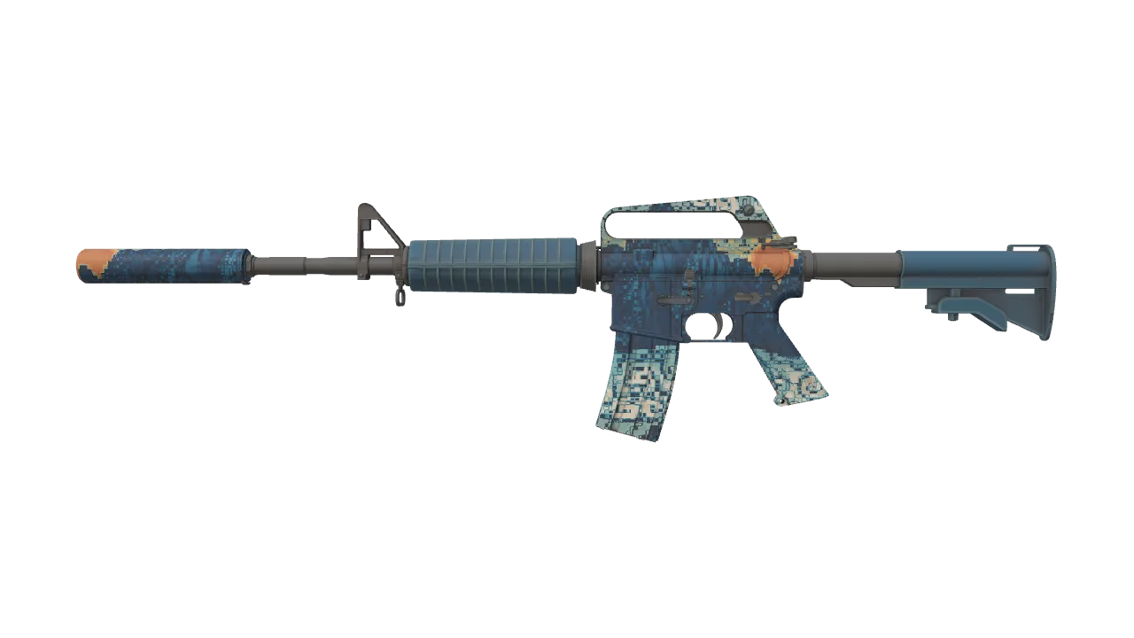 M4A1-S | Solitude seed #681, front