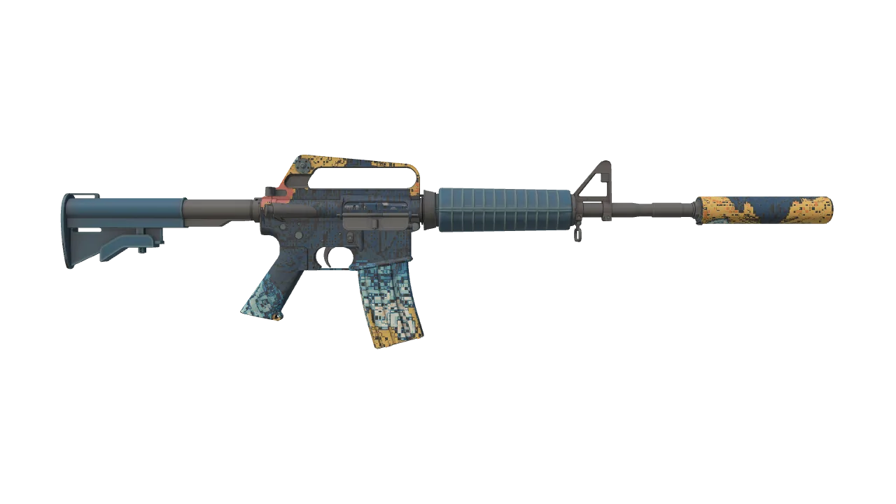 M4A1-S | Solitude seed #682, back