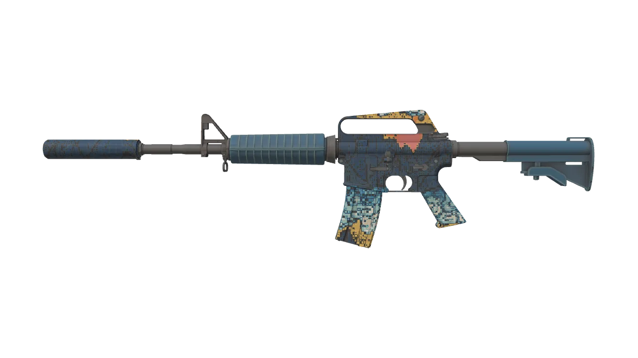 M4A1-S | Solitude seed #682, front