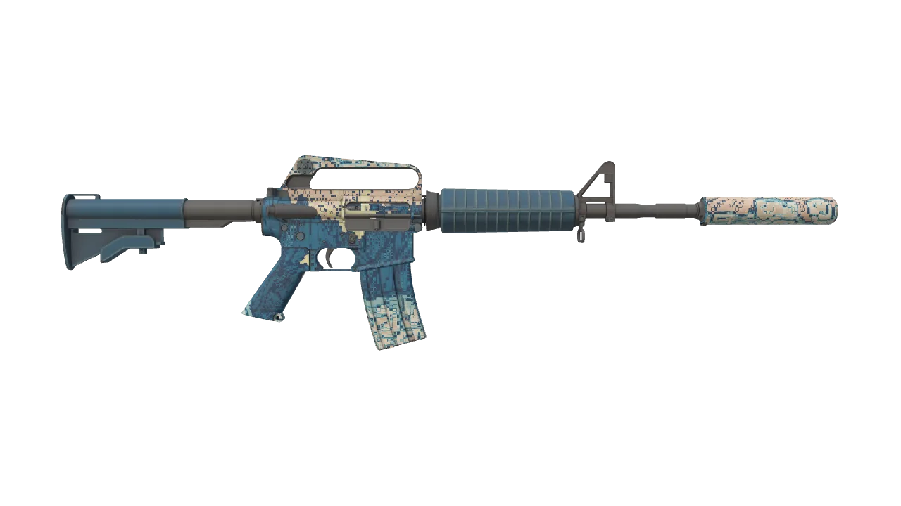 M4A1-S | Solitude seed #69, back