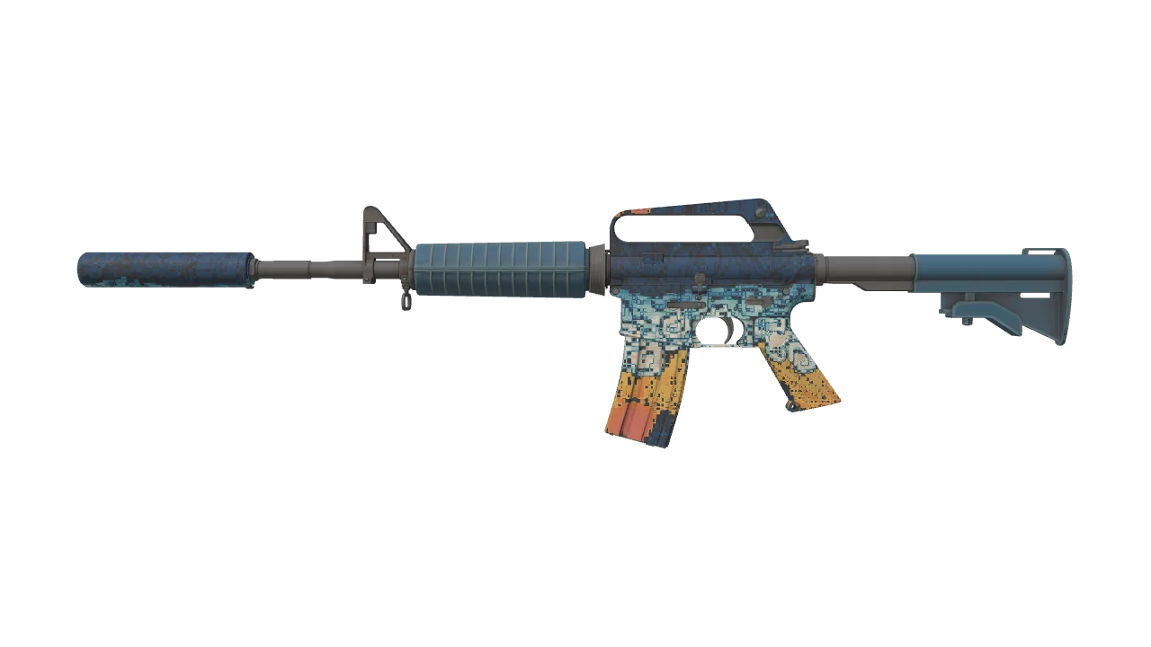 M4A1-S | Solitude seed #694, front