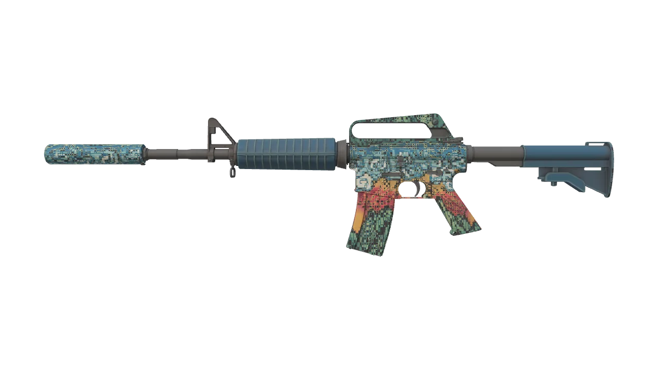 M4A1-S | Solitude seed #699, front