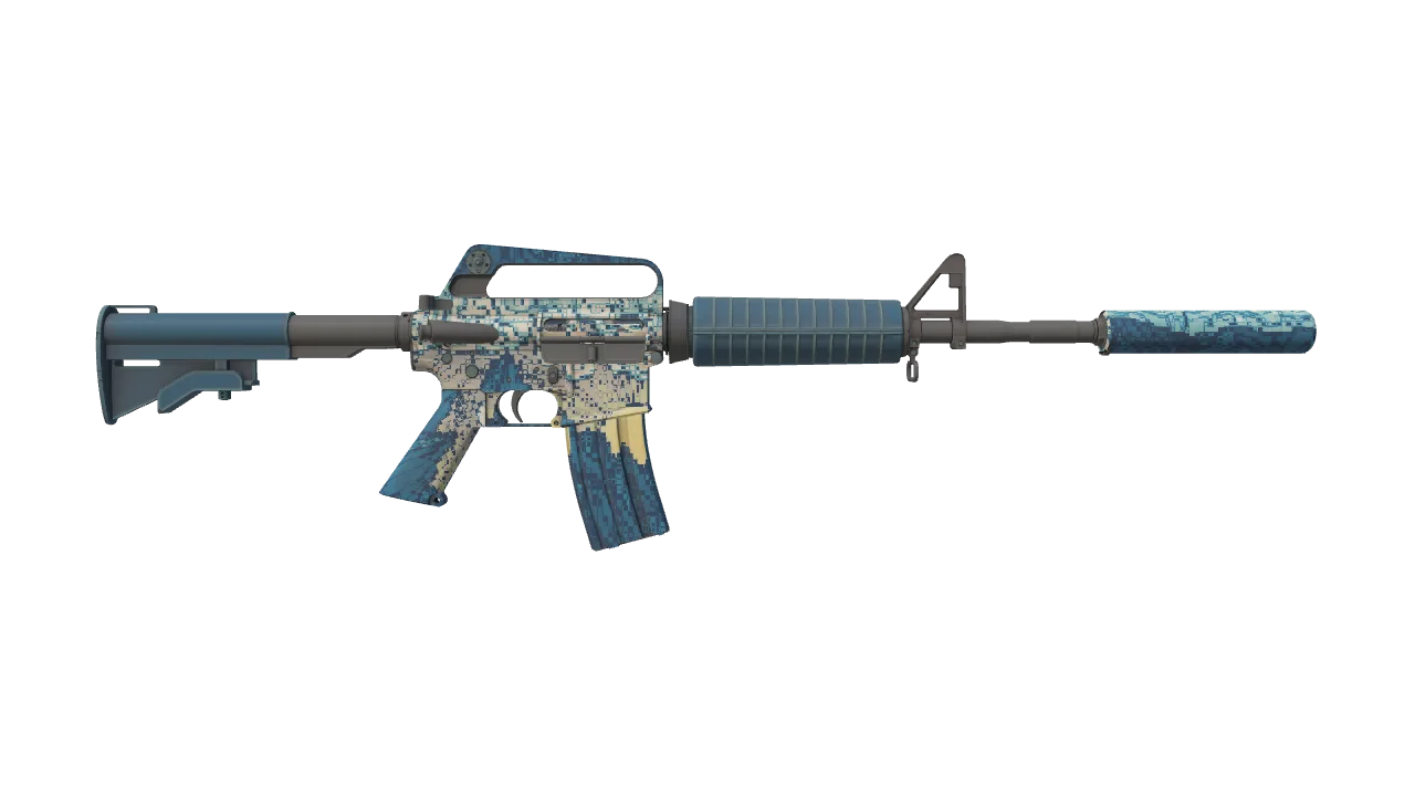 M4A1-S | Solitude seed #7, back