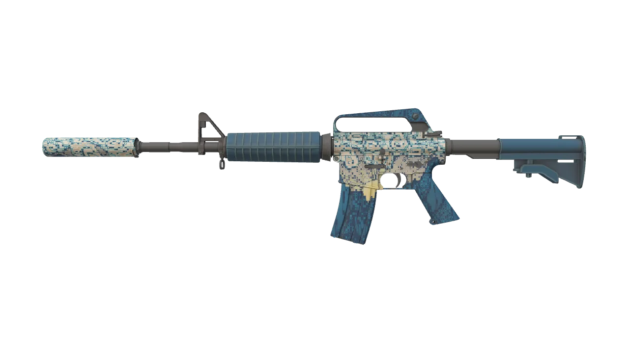 M4A1-S | Solitude seed #7, front