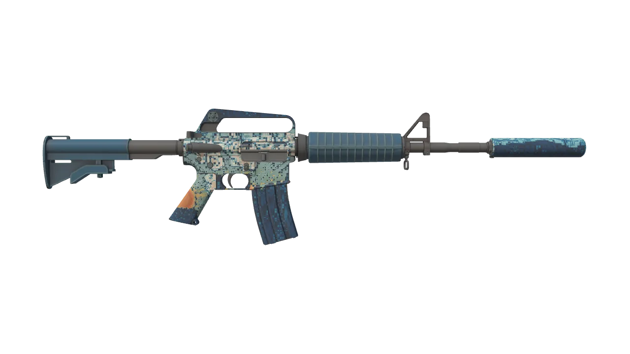 M4A1-S | Solitude seed #700, back