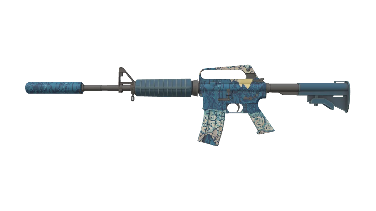 M4A1-S | Solitude seed #701, front
