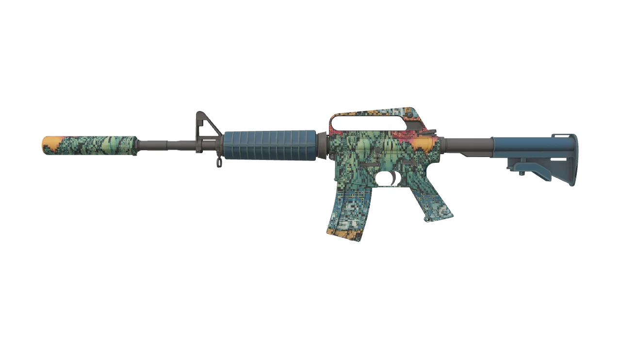 M4A1-S | Solitude seed #702, front