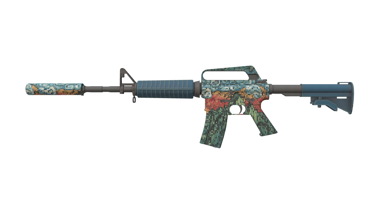 M4A1-S | Solitude seed #703, front