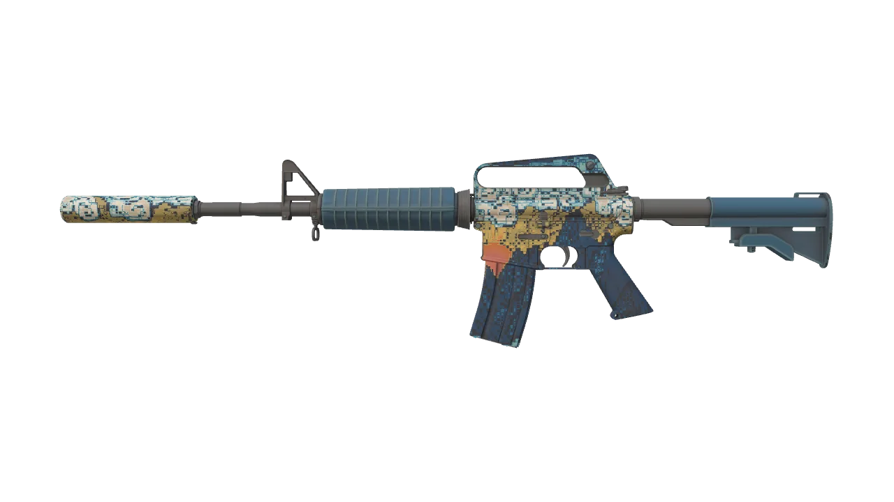 M4A1-S | Solitude seed #706, front