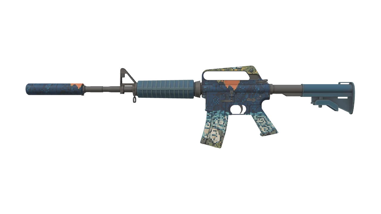 M4A1-S | Solitude seed #707, front