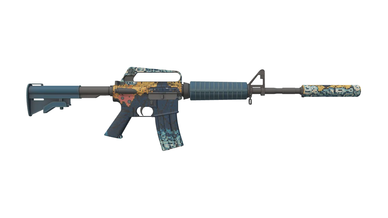 M4A1-S | Solitude seed #708, back