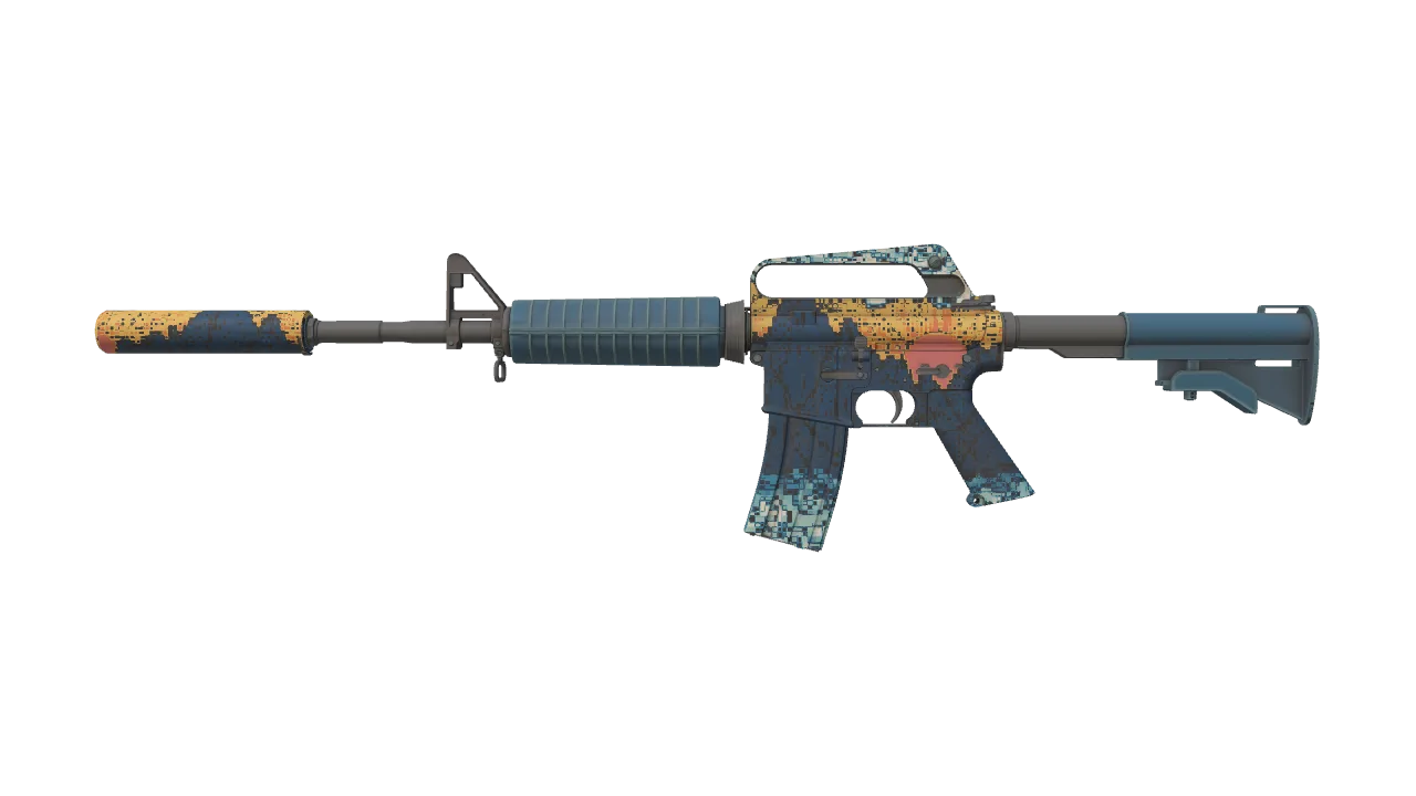 M4A1-S | Solitude seed #708, front