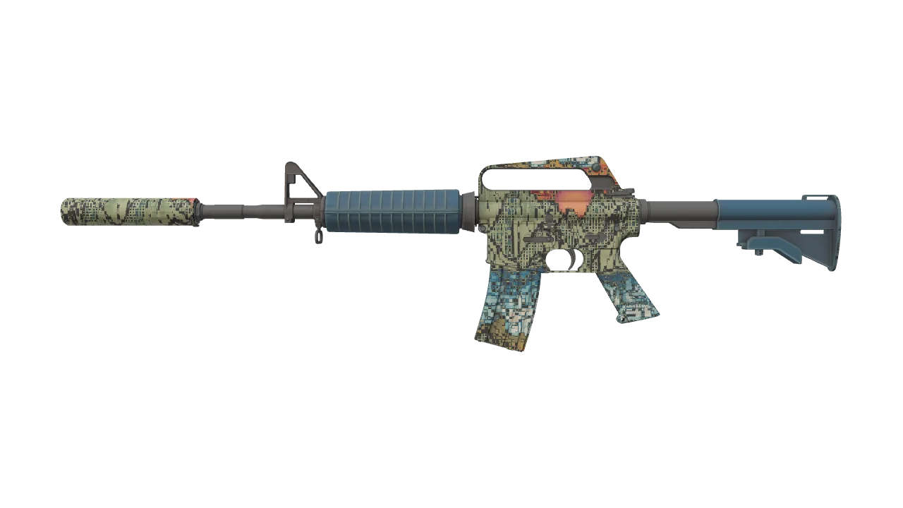 M4A1-S | Solitude seed #709, front