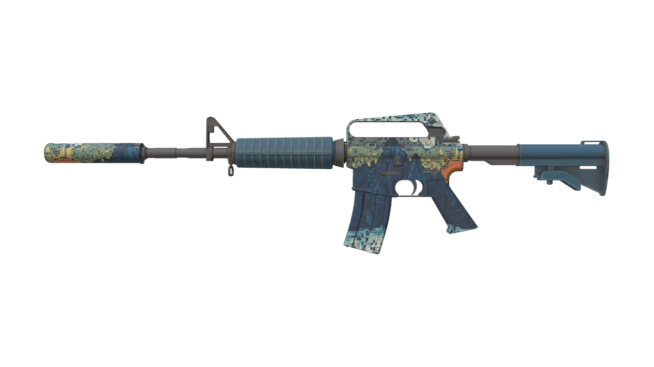 M4A1-S | Solitude seed #71, front