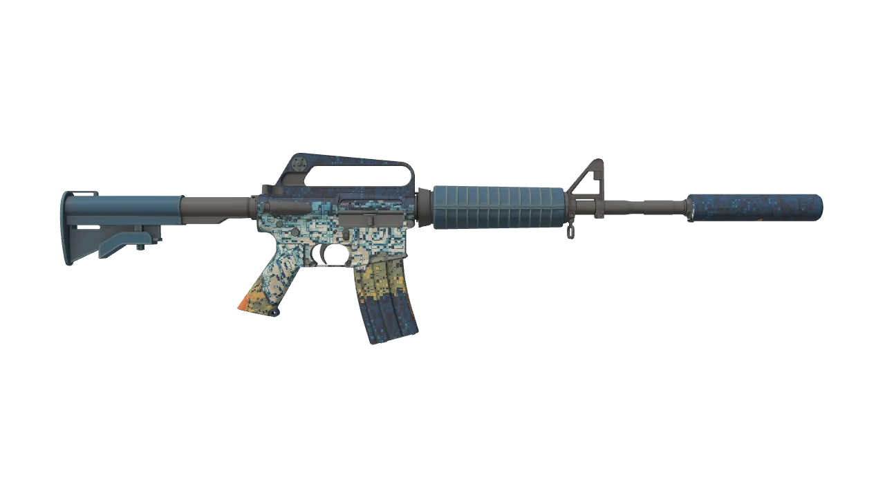 M4A1-S | Solitude seed #710, back
