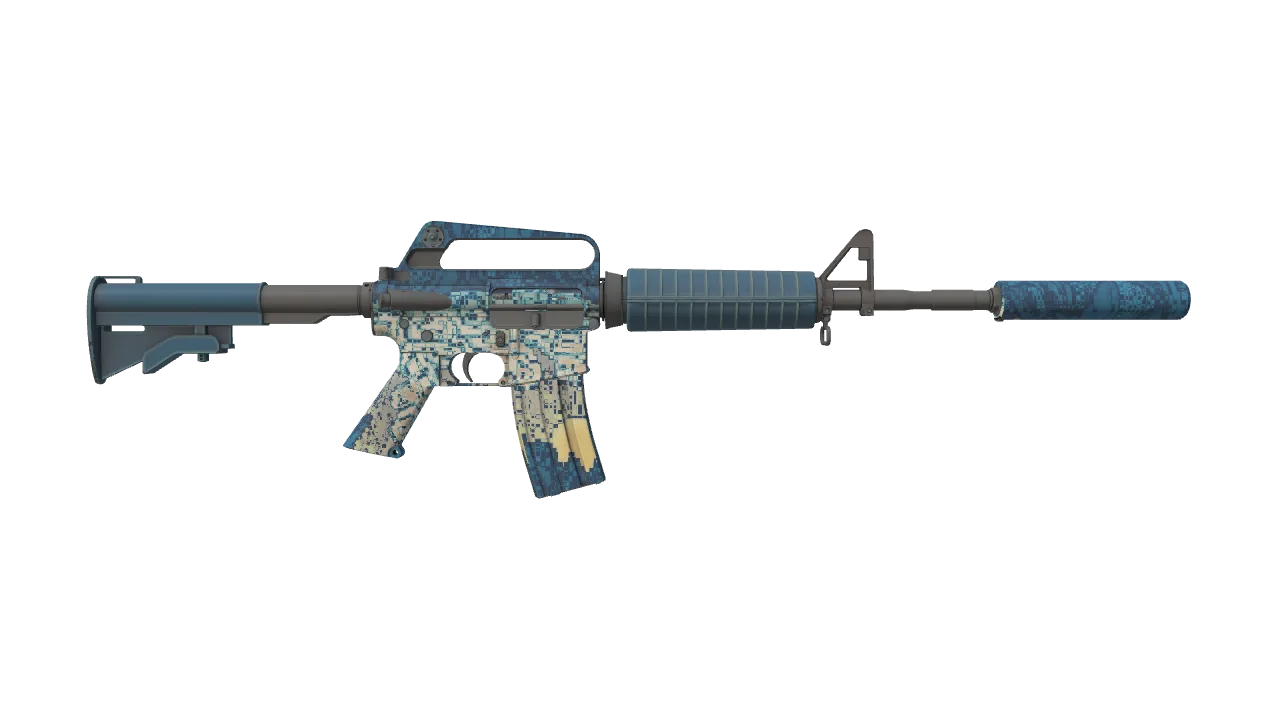 M4A1-S | Solitude seed #711, back