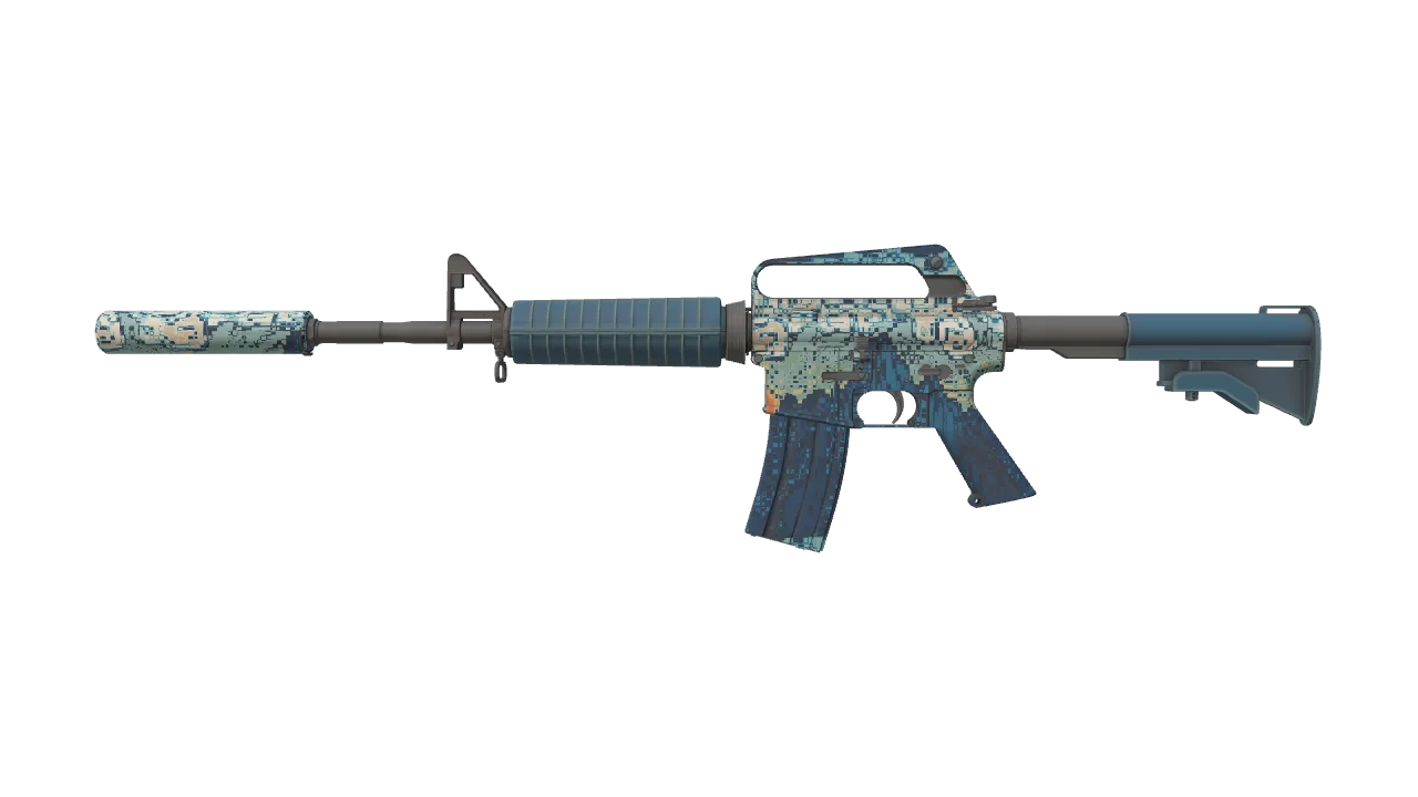 M4A1-S | Solitude seed #714, front