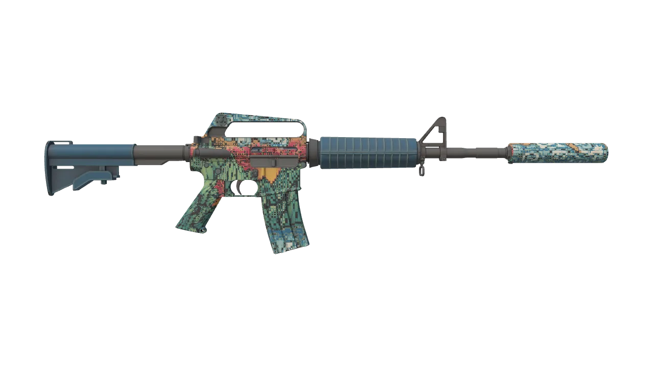 M4A1-S | Solitude seed #716, back