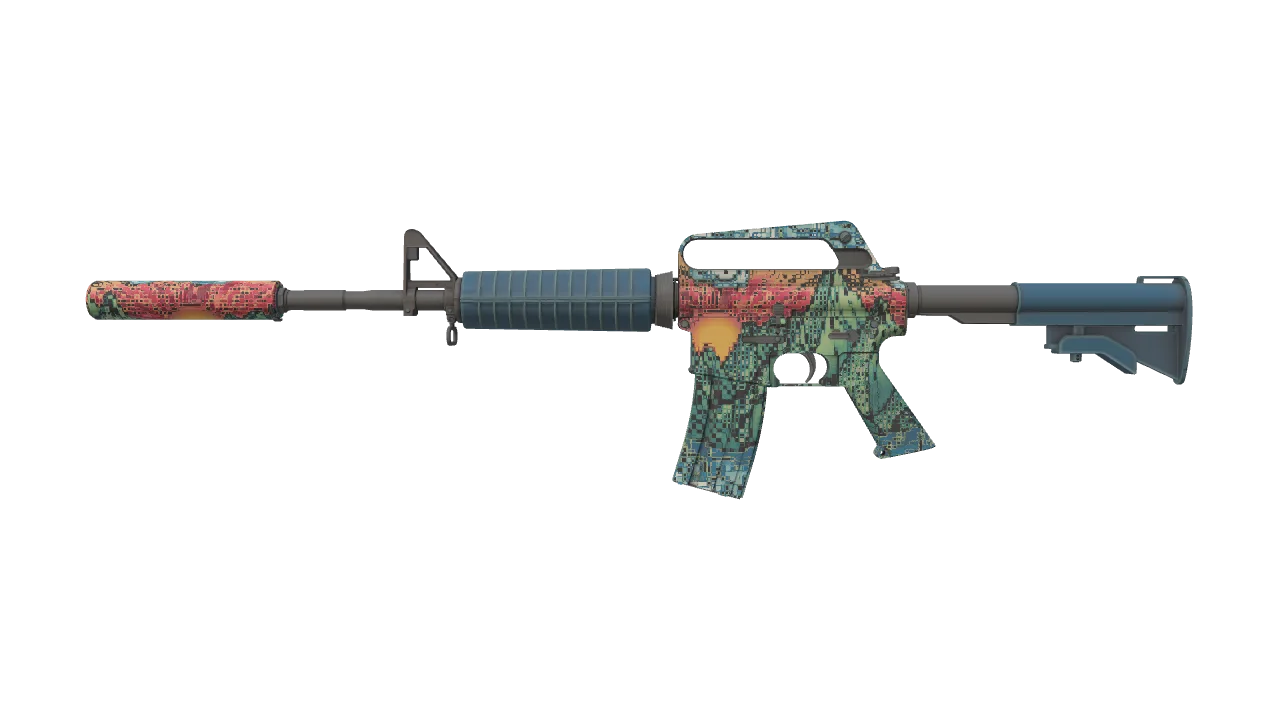 M4A1-S | Solitude seed #716, front