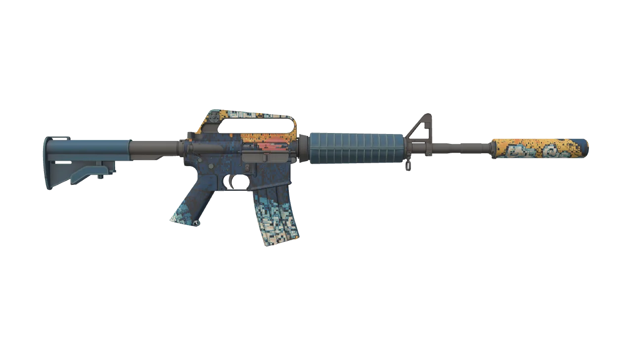 M4A1-S | Solitude seed #719, back