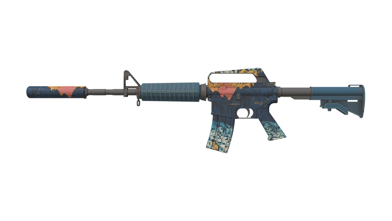 M4A1-S | Solitude seed #719, front
