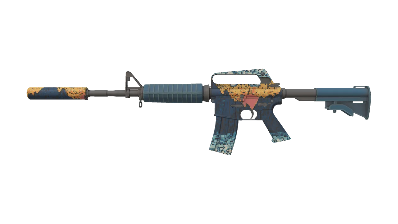 M4A1-S | Solitude seed #720, front