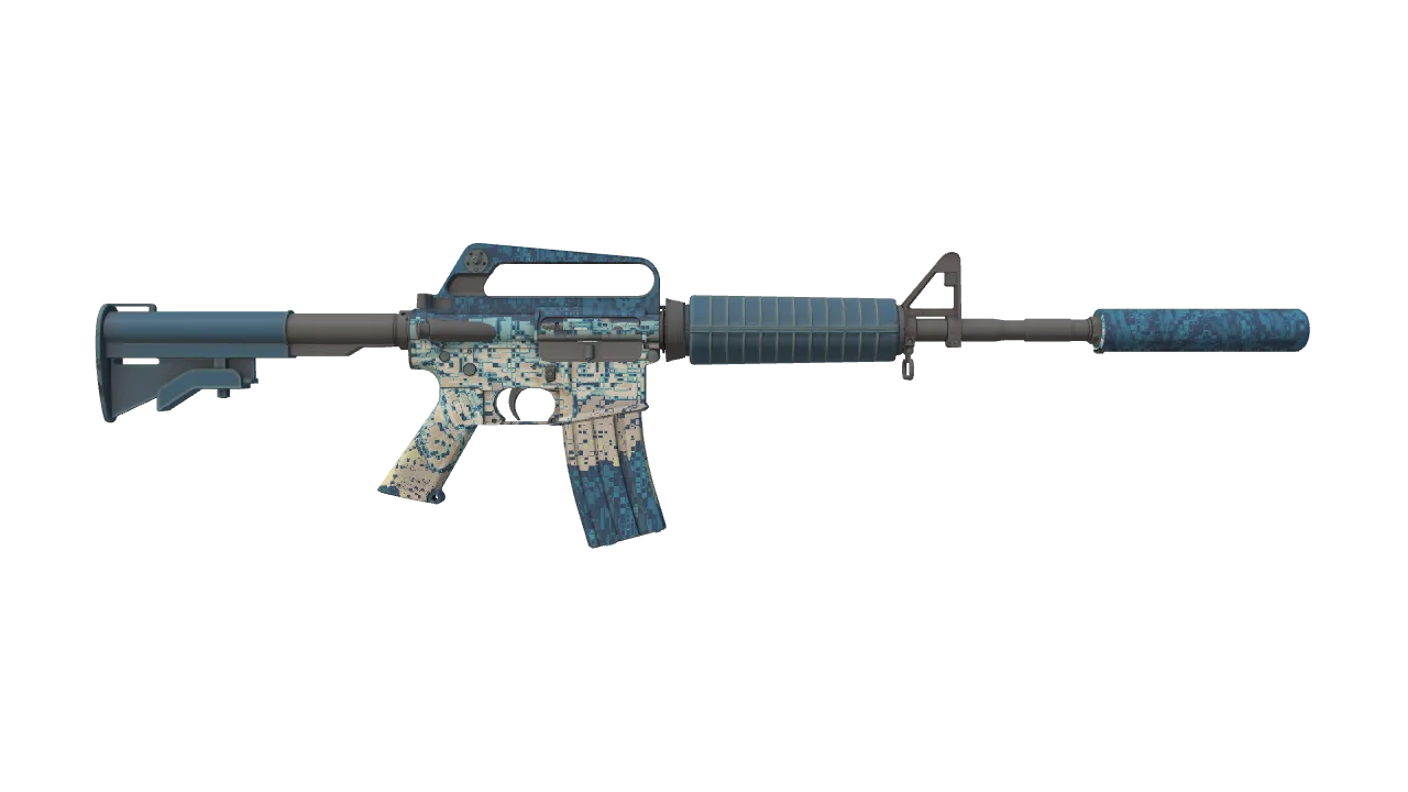 M4A1-S | Solitude seed #721, back