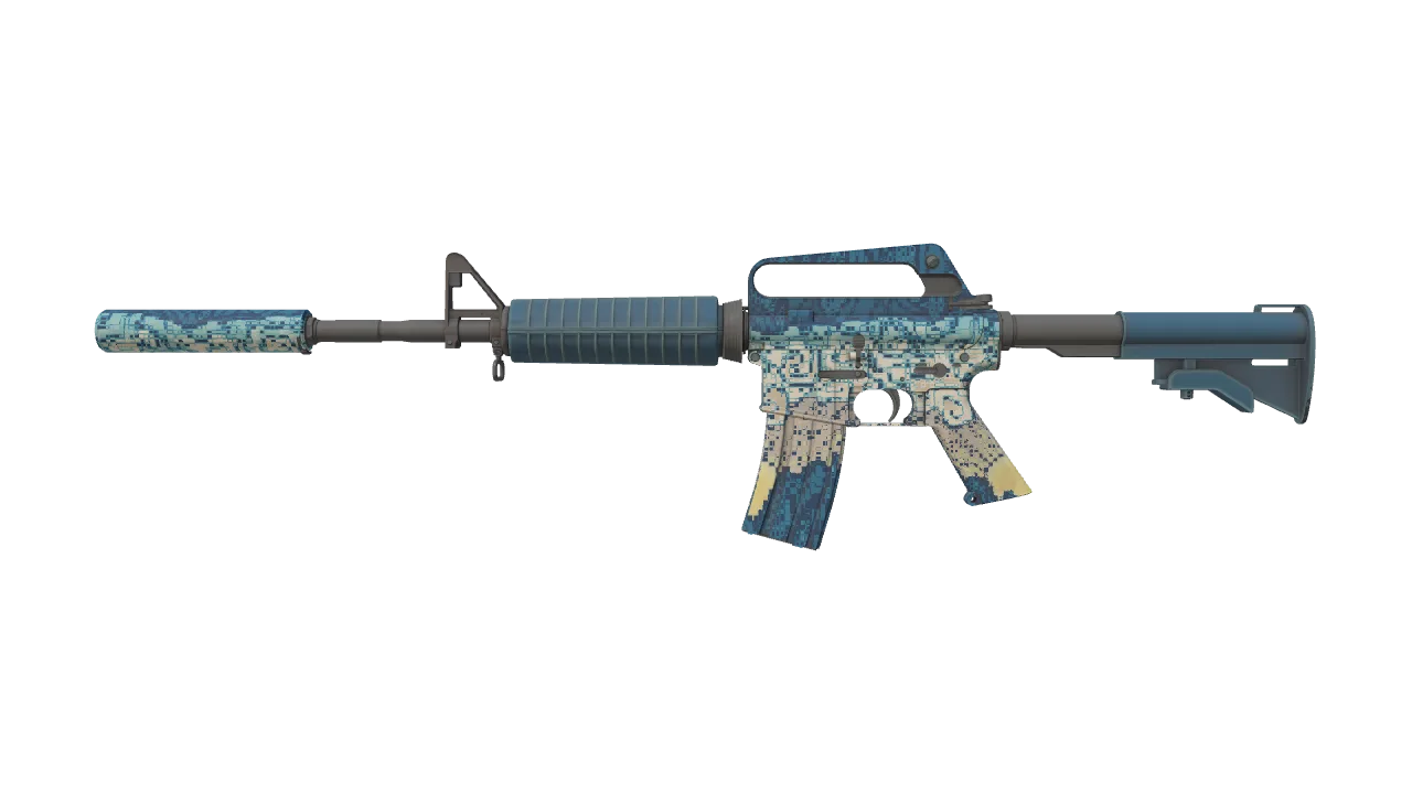 M4A1-S | Solitude seed #721, front
