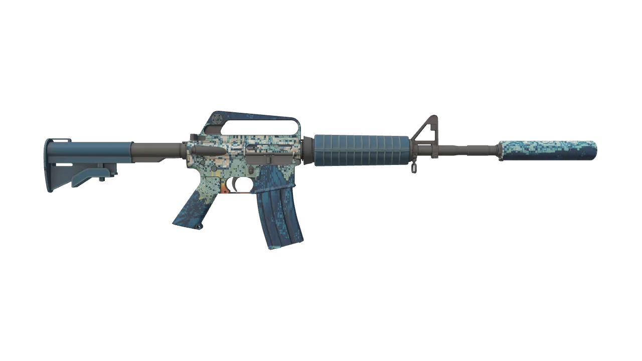 M4A1-S | Solitude seed #722, back