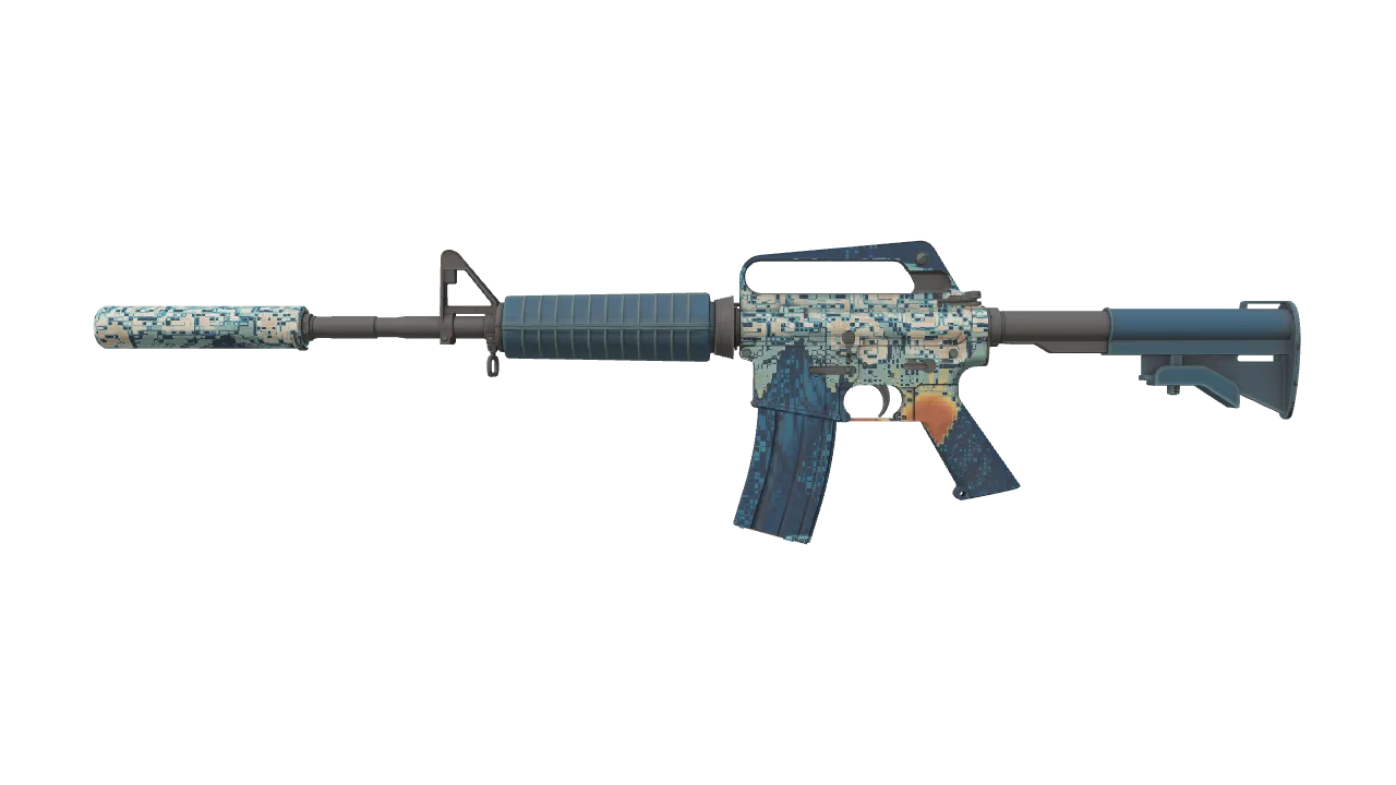 M4A1-S | Solitude seed #722, front
