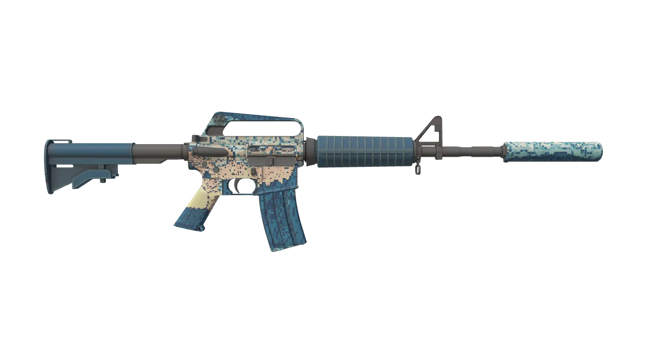 M4A1-S | Solitude seed #723, back