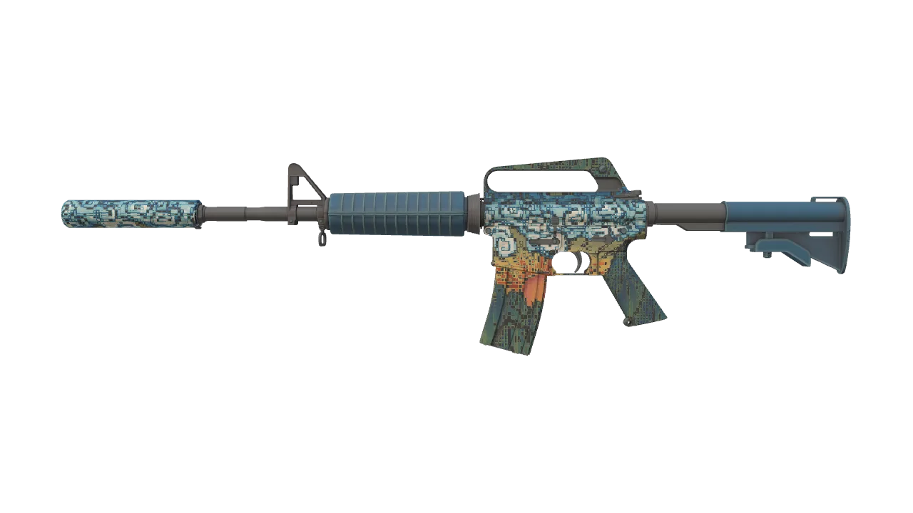 M4A1-S | Solitude seed #724, front